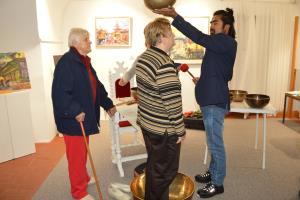 V Galeriji Štekl razstavljal slikar, fotograf in humanitarec Birman Shrestha 6